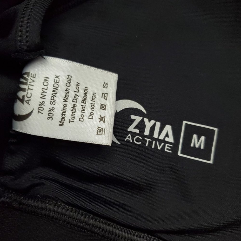 Zyia Active Black Kakadu Brilliant Back Mesh Bra - Picture 11 of 13